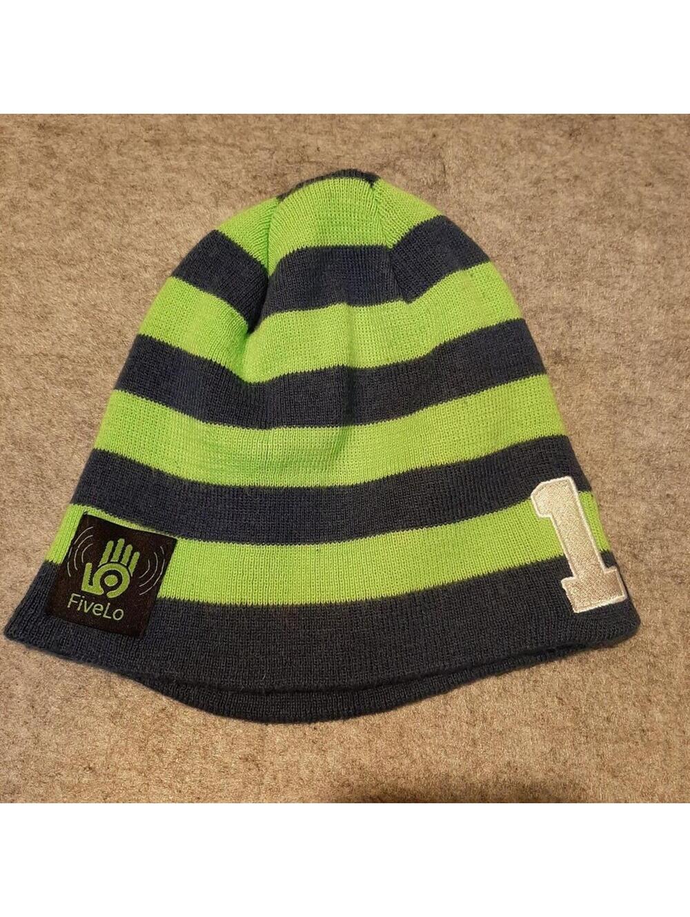 Seattle Seahawks 12th Man FiveLo Beanie - Striped